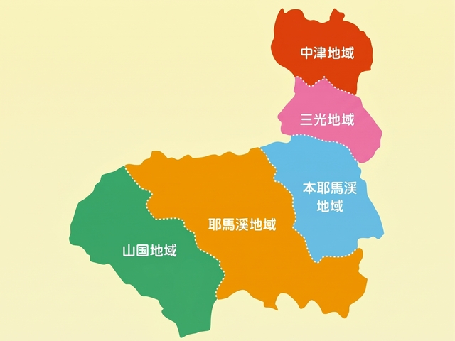中津市マップ