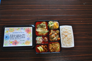 完成したお弁当 完成したお弁当