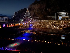 竹の千灯籠夜