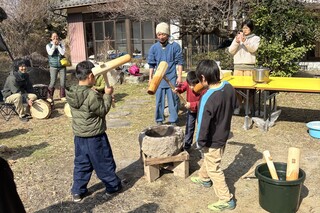 餅つきが行われました