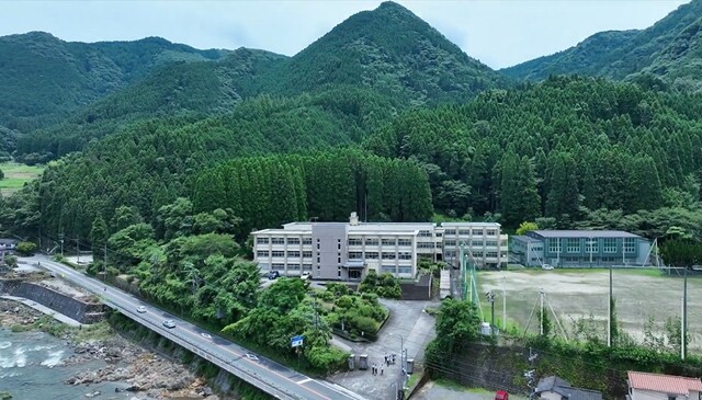 耶馬溪校全景写真