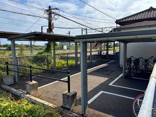 撤去後の駐輪場の様子