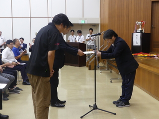 総合3位　スキー競技