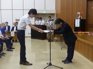 総合3位　サッカー競技