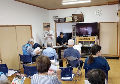 金谷地区防災訓練