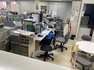 市役所での訓練の様子1