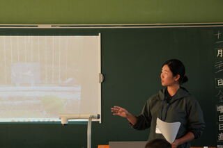 松木隊員による授業