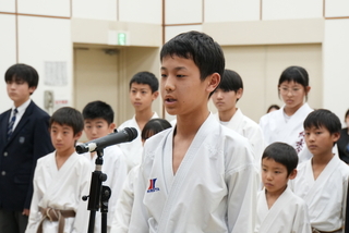 選手決意表明(小学生代表) 選手決意表明(小学生代表)