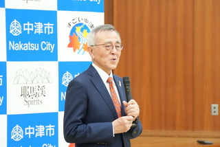 奥塚市長 激励の言葉 奥塚市長 激励の言葉