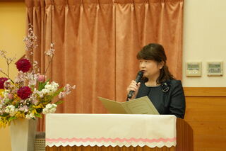 笹尾所長お祝いのことば 笹尾所長お祝いのことば