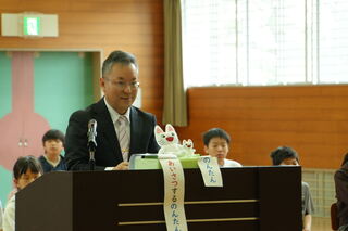 森園校長先生の話