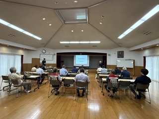中津市防災士協議会北部部会の様子