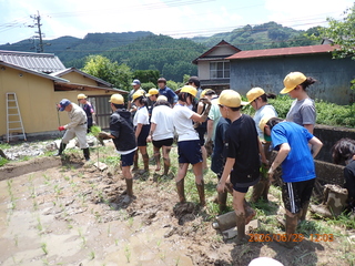 田植えの様子 田植えの様子