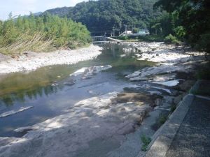 耶馬溪町　穴田橋上流