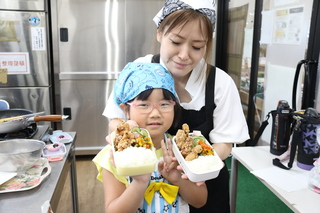 完成したお弁当