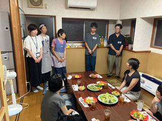 耶馬溪校見守り隊との交流会