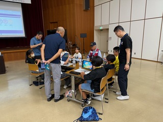 防災マップWEB版の操作体験の様子