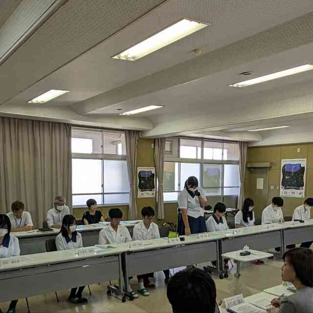 中津南高耶馬溪校の皆さん