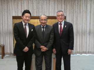広瀬知事、トライエッジ代表と奥塚市長