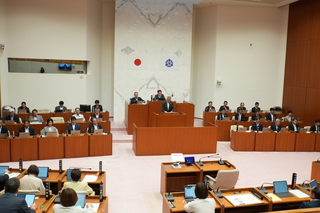 議場のようす
