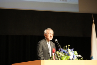 奥塚市長あいさつの様子